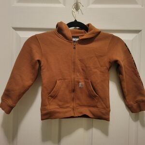 Boys Carhartt Zip up Hoodie Jacket 3T